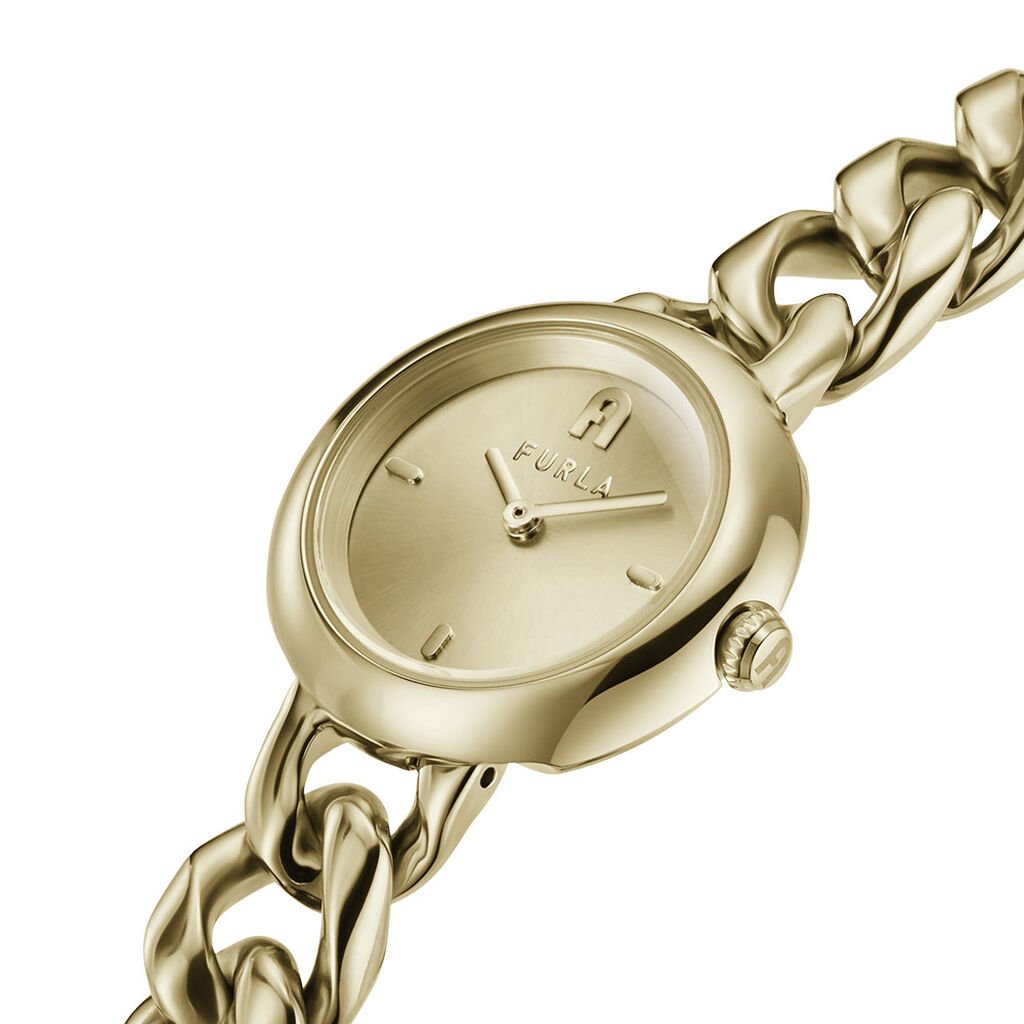 Montre Furla Chain Round Doré