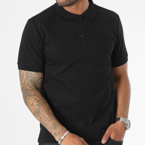 Polo Manches Courtes Noir