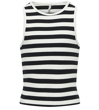 Kids Only Top - Rib - KogNessa - Cloud Dancer/Black