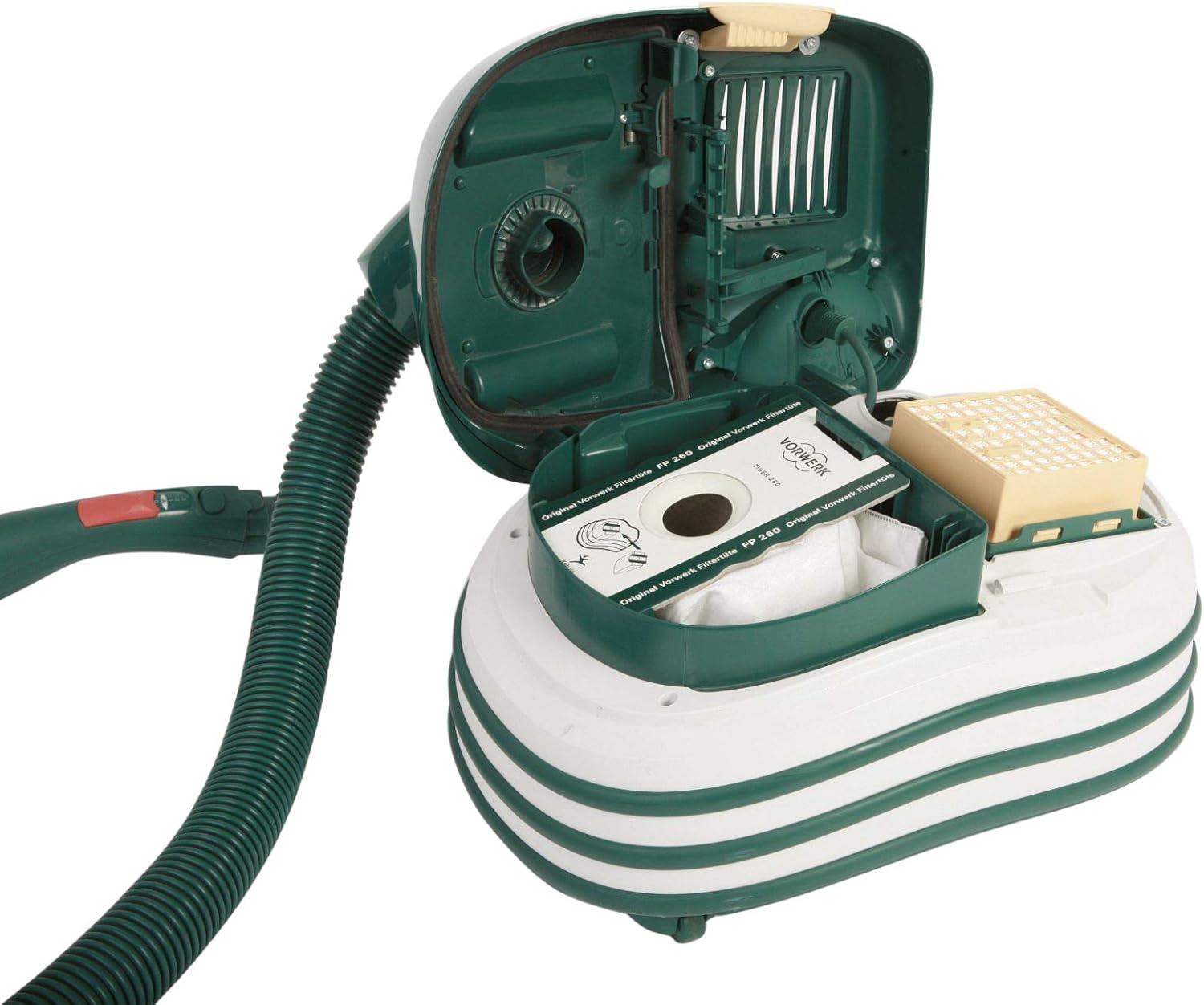 Vorwerk Tiger 260 + EB 360 - VT260 generalüberholt vom Fachhändler mit 3 Jahren Garantie - Top Zustand - Der Staubsauger ist für Allergiker geeignet