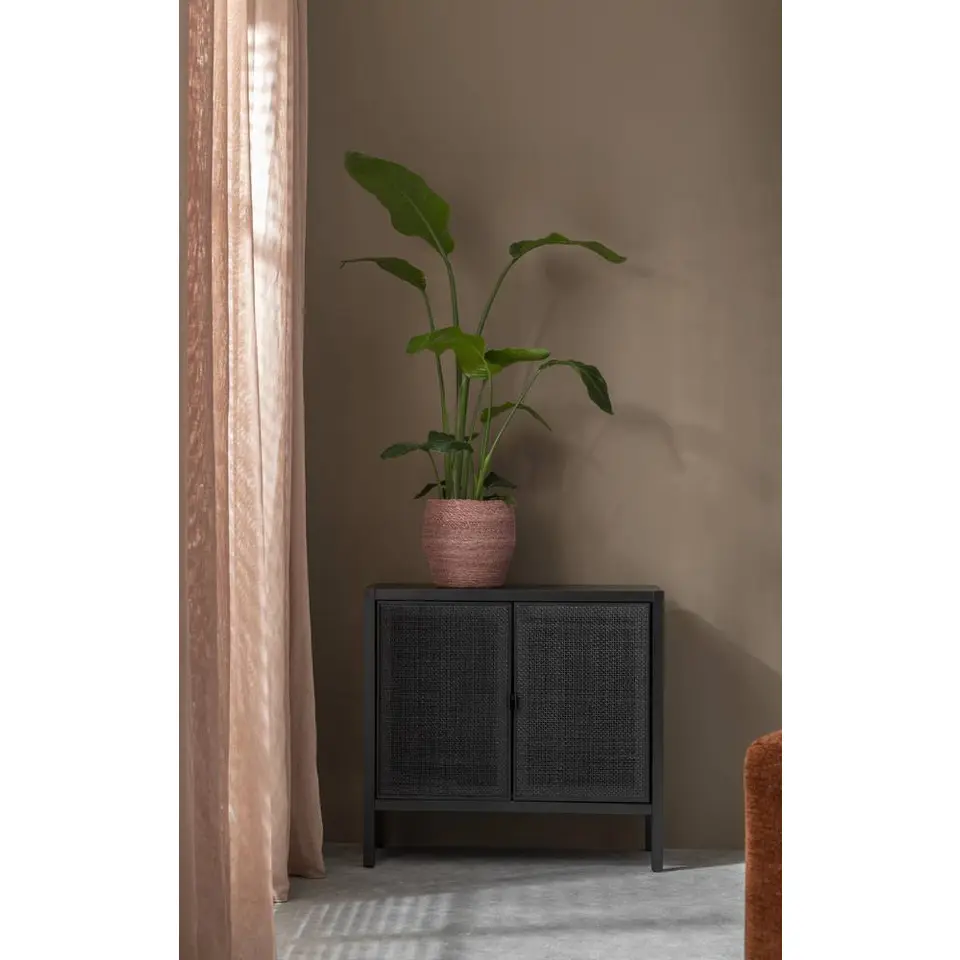 Kast Morris - zwart - 75x80x40 cm