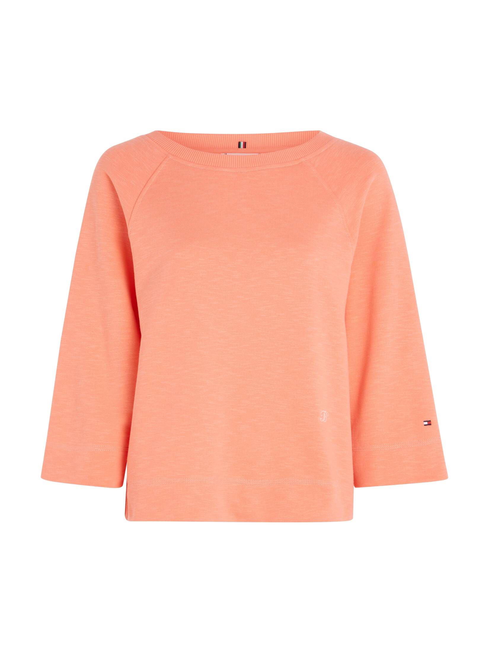 Tommy Hilfiger| Damen Sweatshirt RLX SLUB TERRY OPEN-NK SWTSHIRT