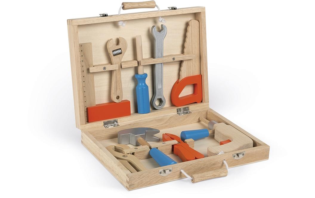 Handwerker Brico'Kids Werkzeugkoffer HolzHolz-Werkzeug für Kinder