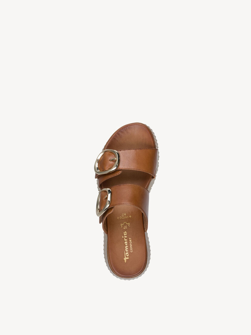 Leren Slipper - bruin