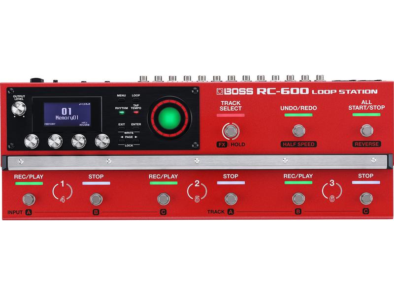 BOSS Effektgerät RC-600 Flaggschiff-Loop-Station im Bodentreter-Format
