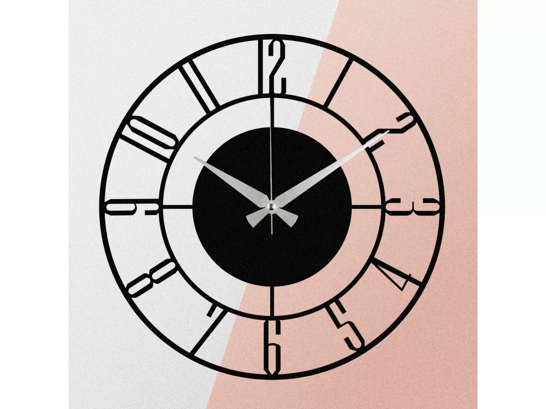 Horloge décorative basique en METAL