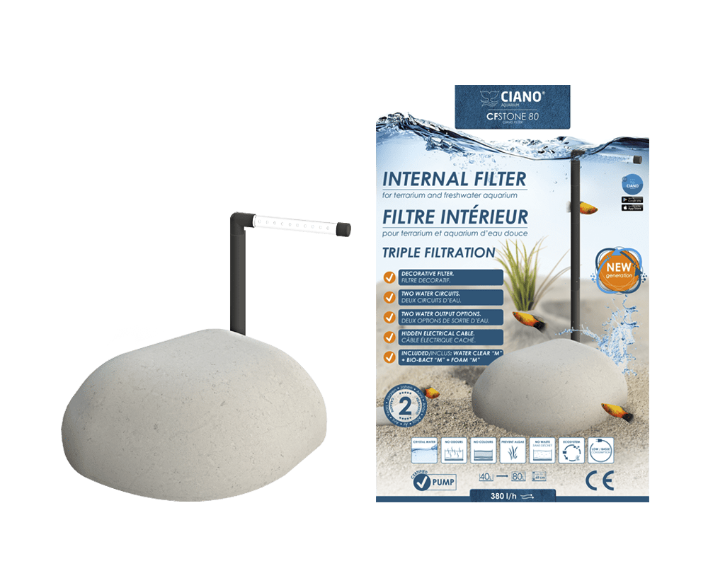 Ciano CFStone 80 Binnenfilter | Unieke filter in de vorm van een stee