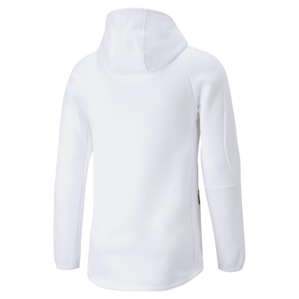 Puma Sweat à Capuche Blanc Homme Puma Evostripe