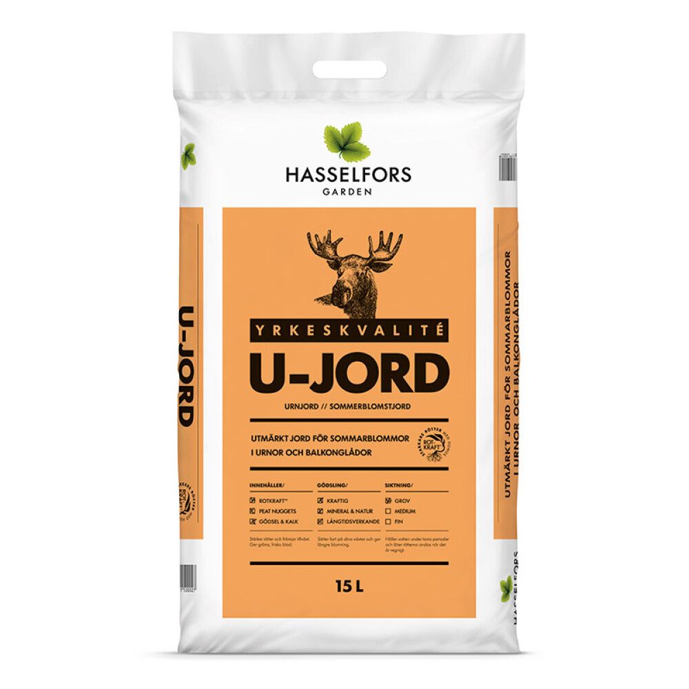 KRUKKEJORD HASSELFORS U-JORD 15L