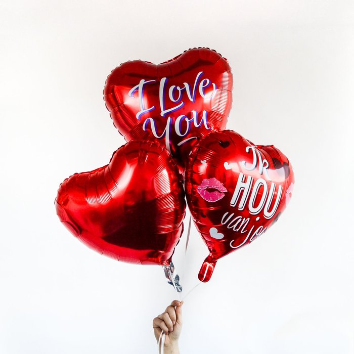 Ballonnen tros | Hartjes