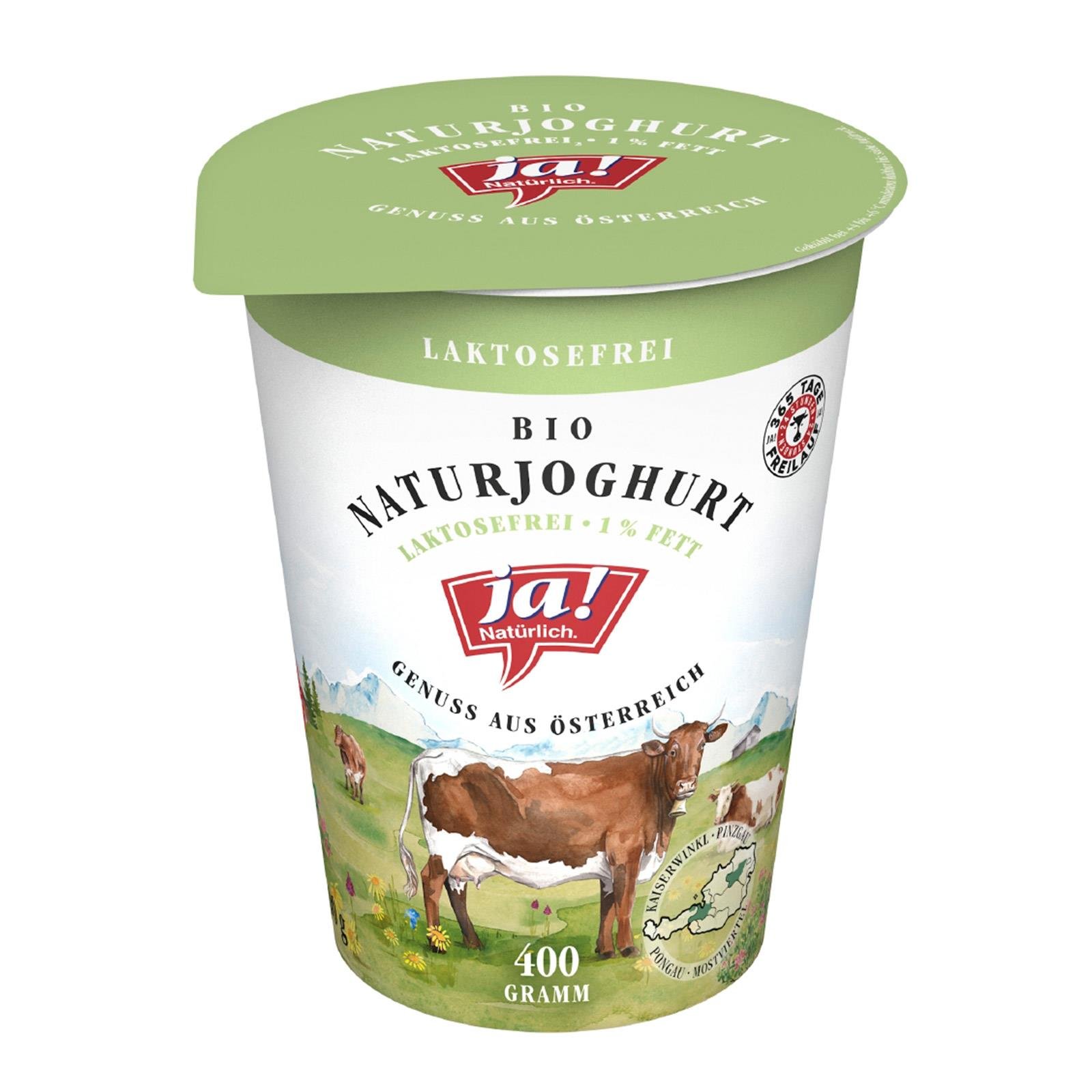 Ja! Natürlich laktosefreies Joghurt 1%