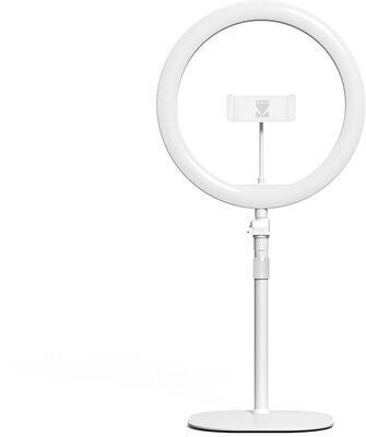 Kodak Desk Ring Light Lampe 10 Tommer, Hvit