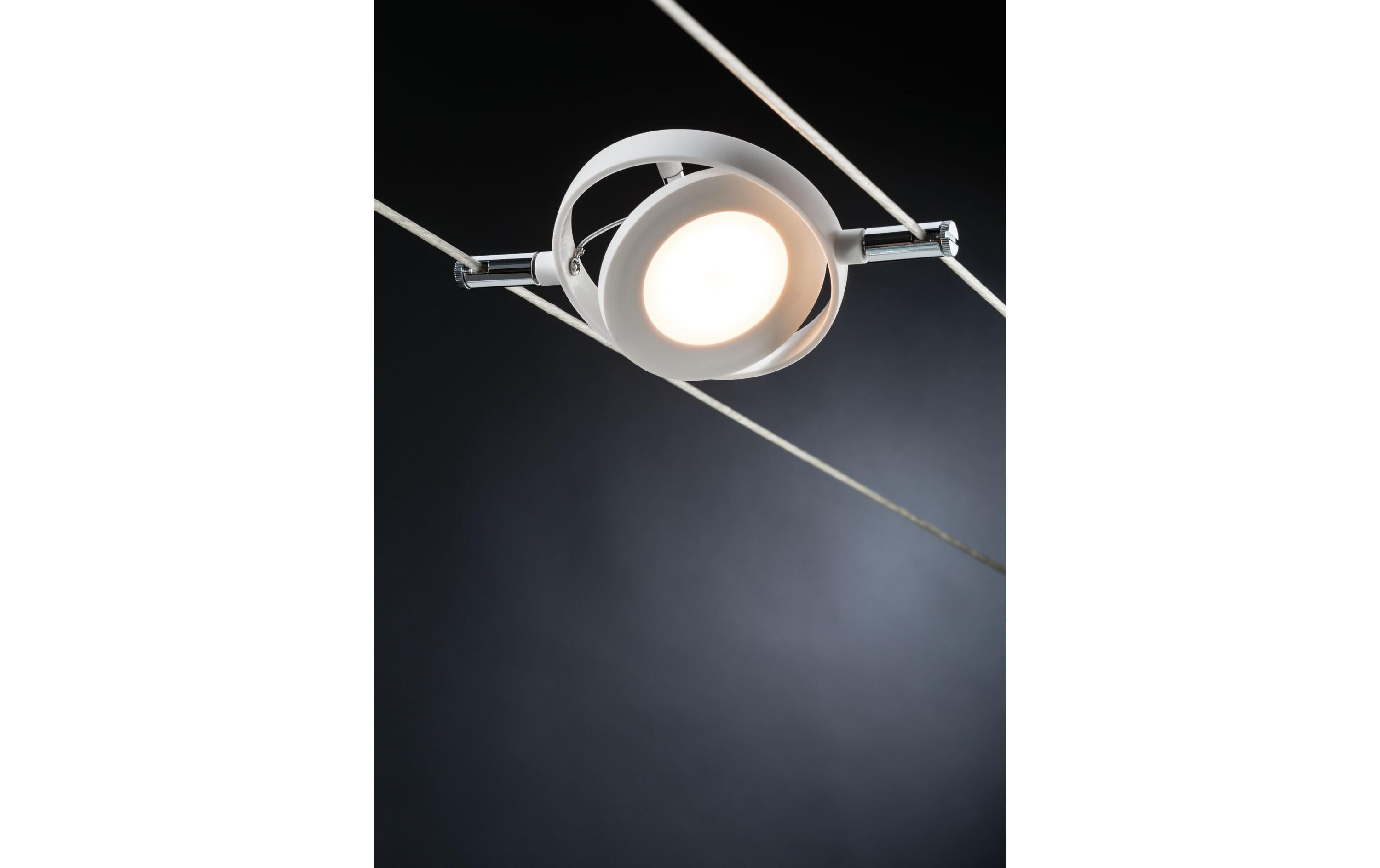 LED Seilsystem RoundMac Basisset 6 x 200 lm<br>Strahler Oberflächenbeleuchtung
