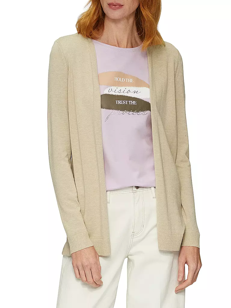 S.OLIVER Strickjacke  beige