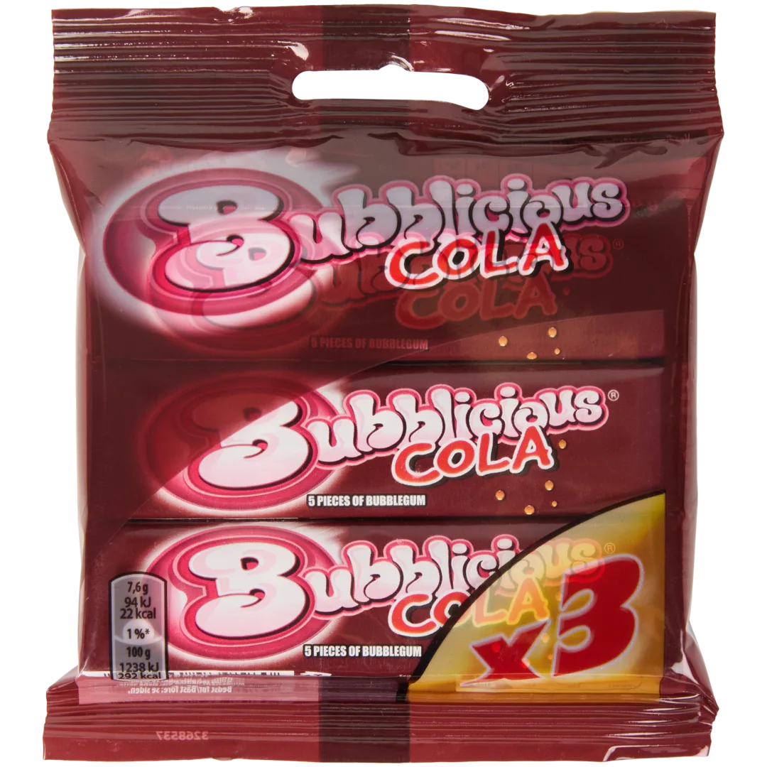 Bubblicious Cola 3 x 5 stuks