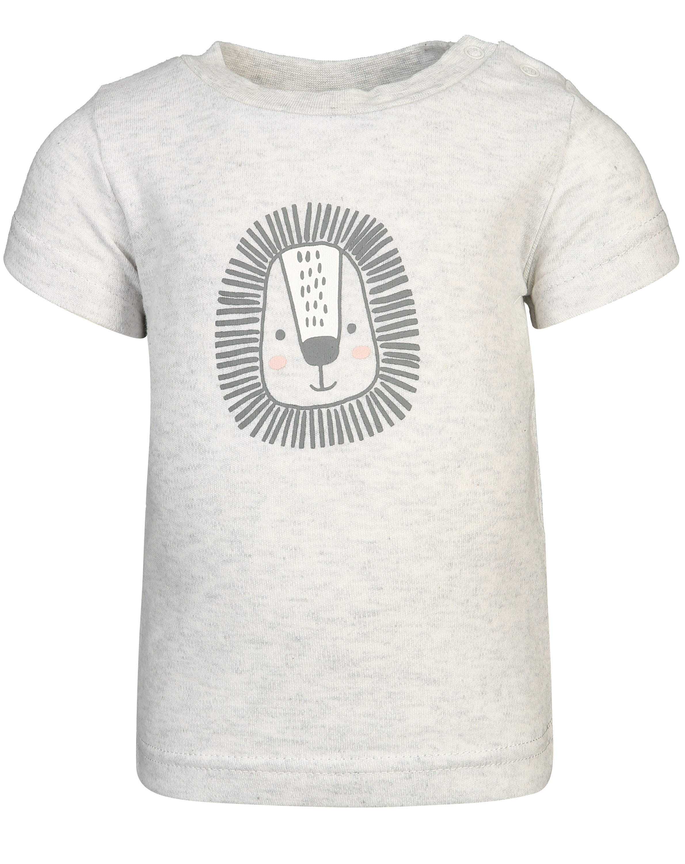 T-Shirt LÖWE mit Shorts in hellgrau