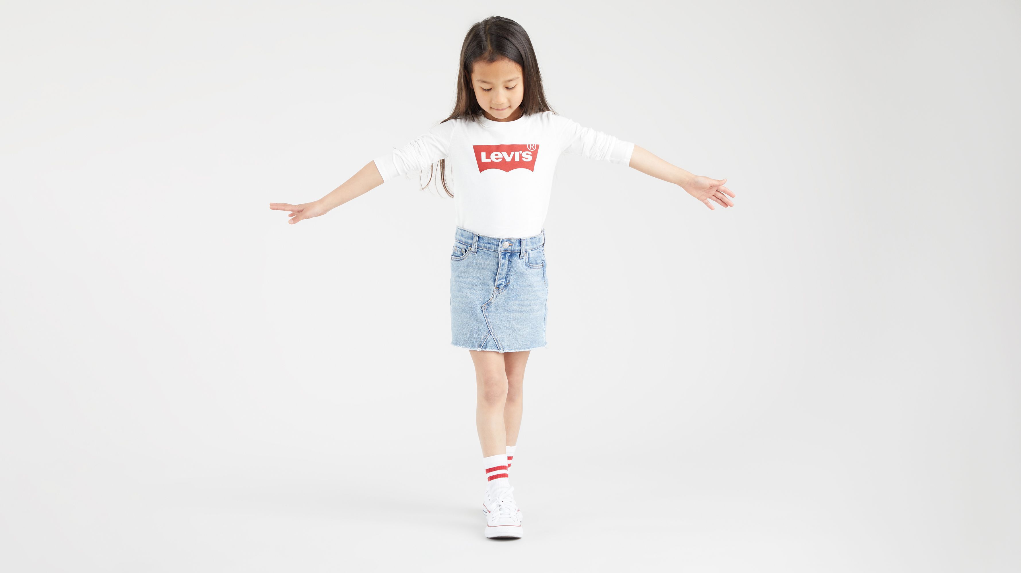T-shirt Batwing pour enfant - White - Blanc