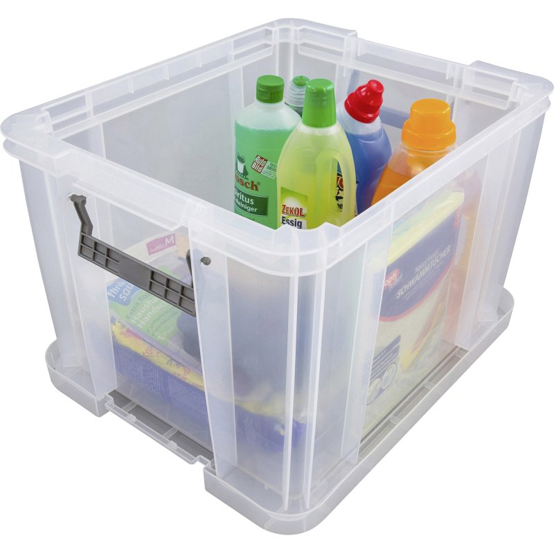 Boîte de rangement plastique 36 L WHITEFURZE Allstore - incolore