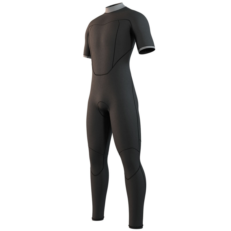 Combinaison neoprene mystic brand flatlock ss 3-2 backzip noir