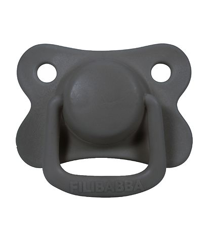 Filibabba Schnuller - 2er-Pack - 6m+ - Stone Grey