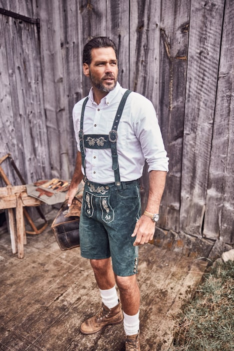 JP 1880 Trachtenhose, echtes Leder, Stickereien