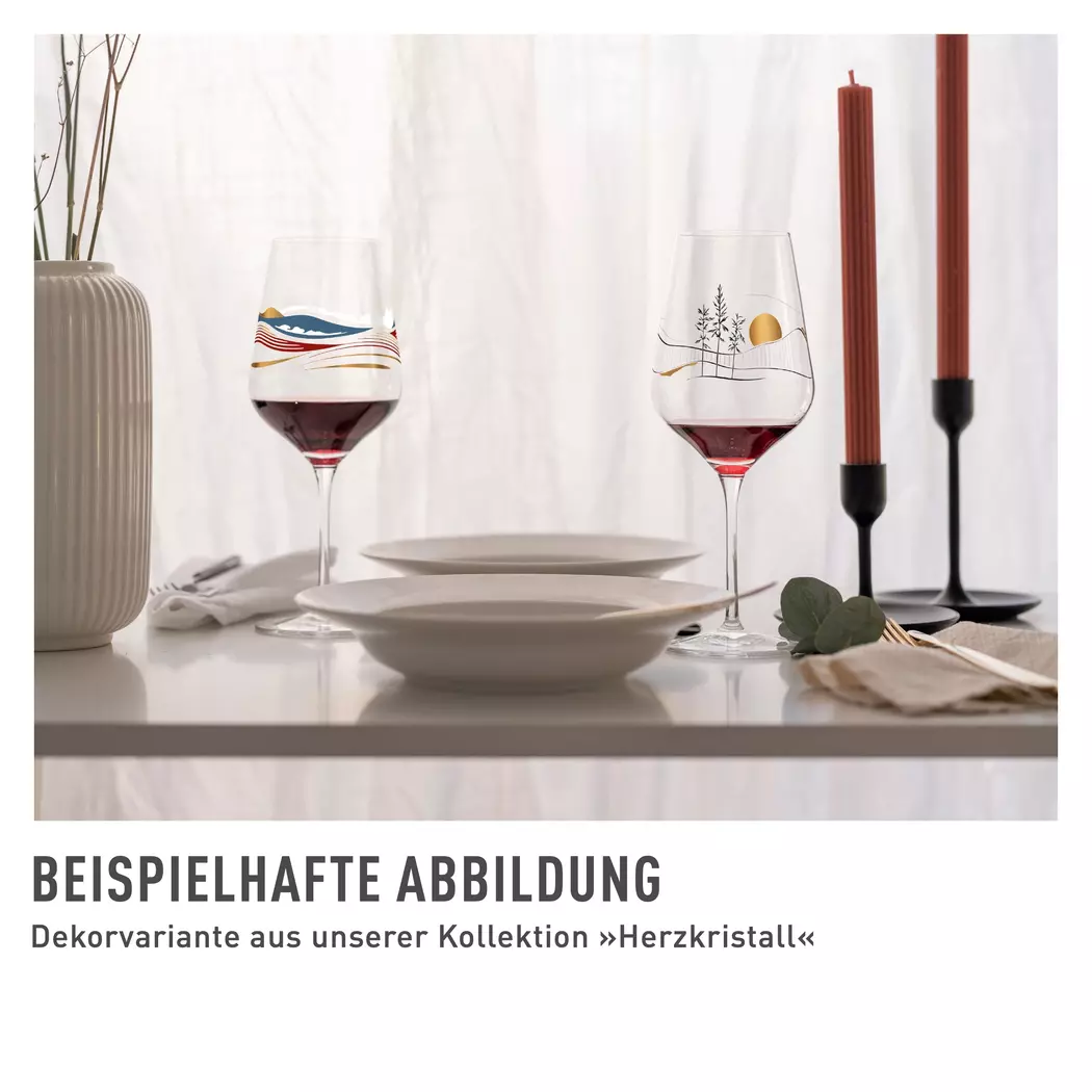 Weißweinglas Herzkristall 380 ml