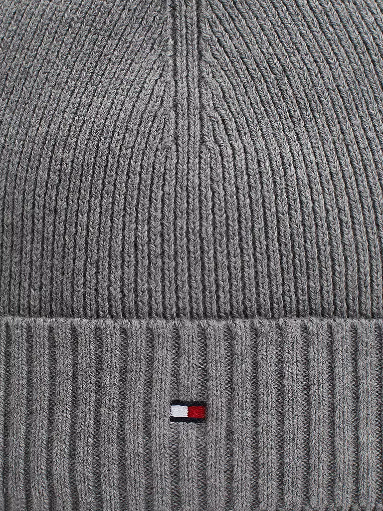 TOMMY HILFIGER Mütze - Haube hellgrau