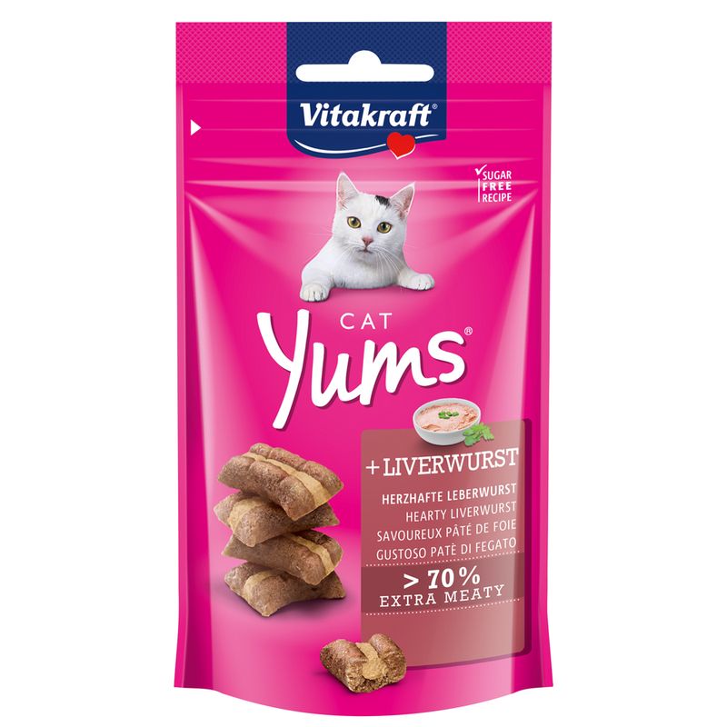 Friandises Vitakraft Cat Yums, pâté de foie