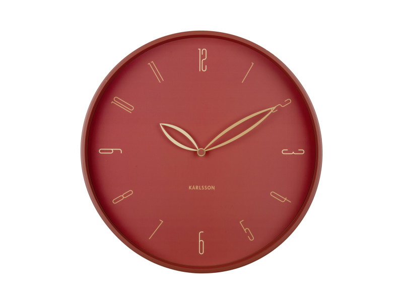 Wall Clock Petals KA6012BL Misty blue