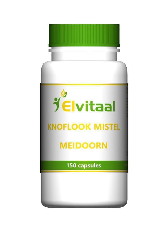 Elvitaal Knoflook mistel meidoorn 150st