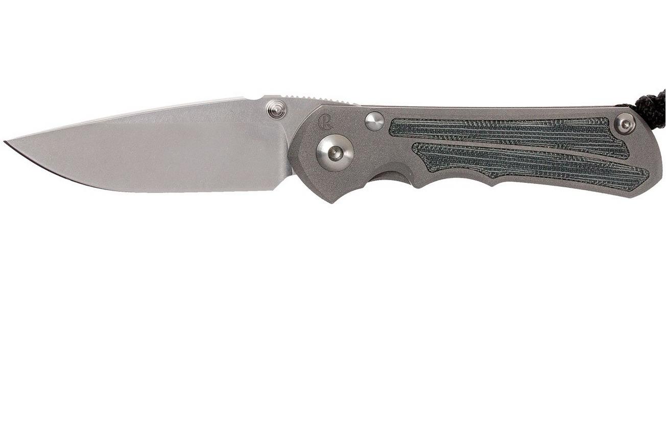Chris Reeve Small Inkosi Black Micarta Inlays SIN-1012 zakmes