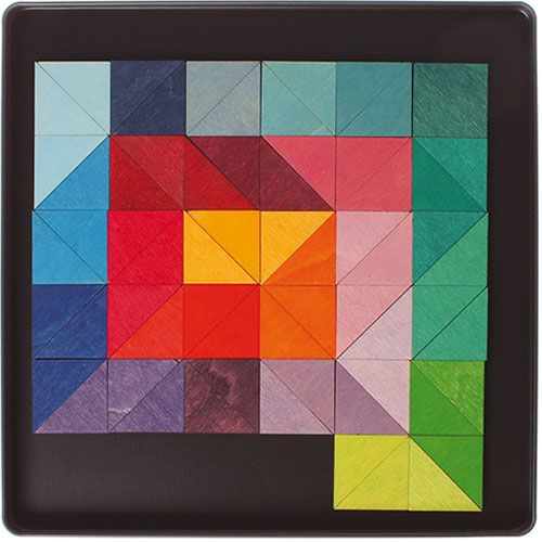 Grimm's magneetpuzzel - driehoek (64st)
