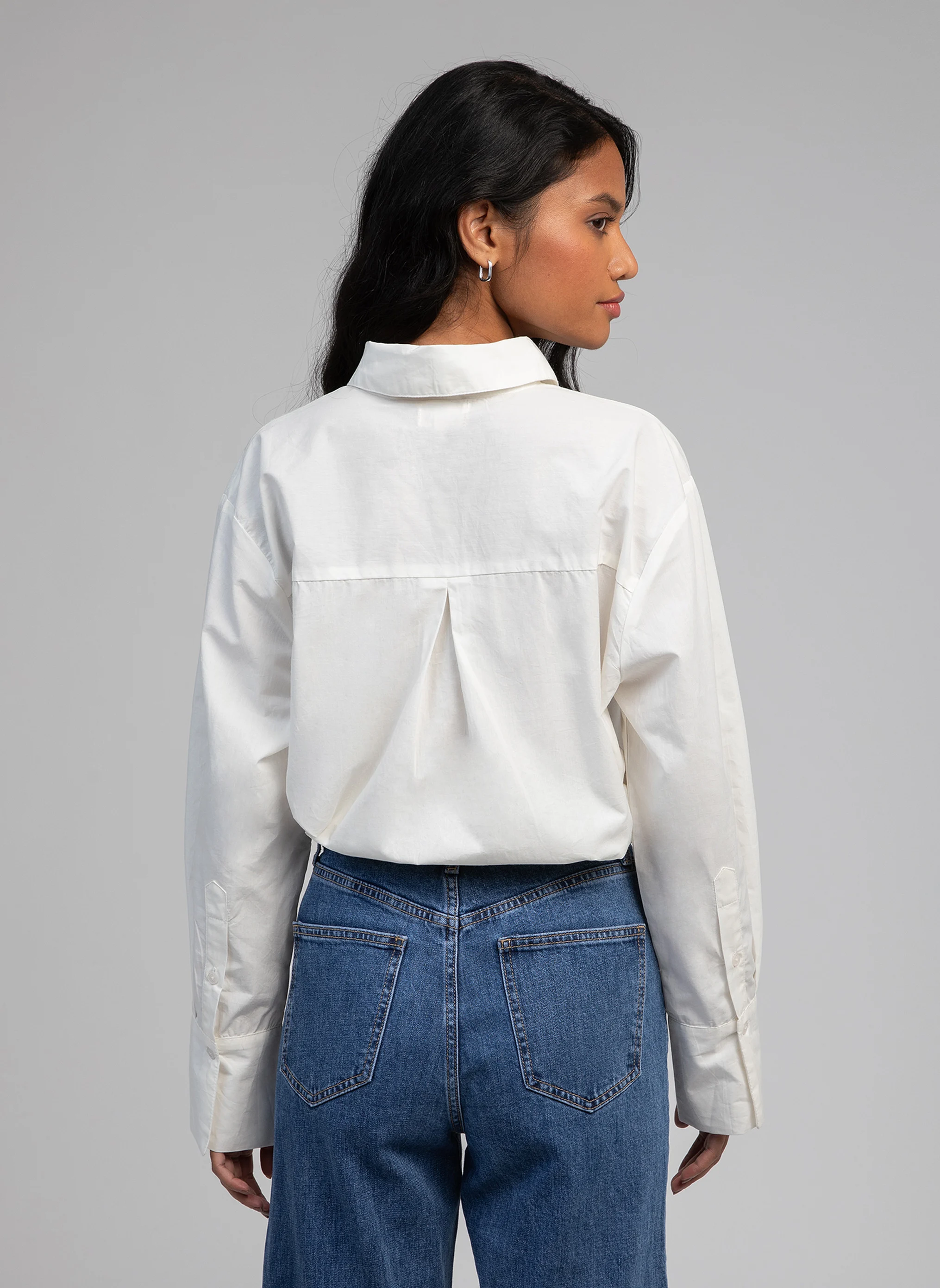 SOVILLA - Chemise brodée en coton| Blanc