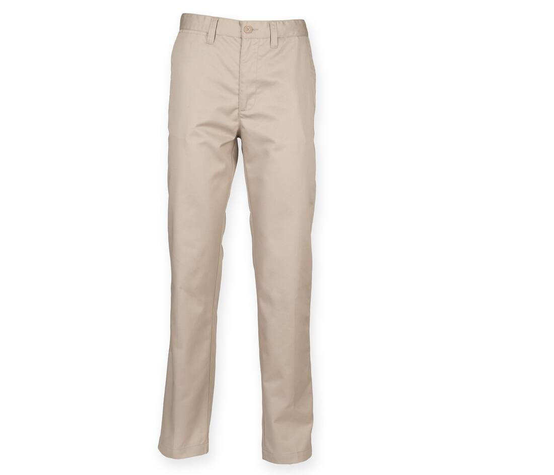 Henbury HY640 - Pantalon sans Pince Homme Jambes Droites