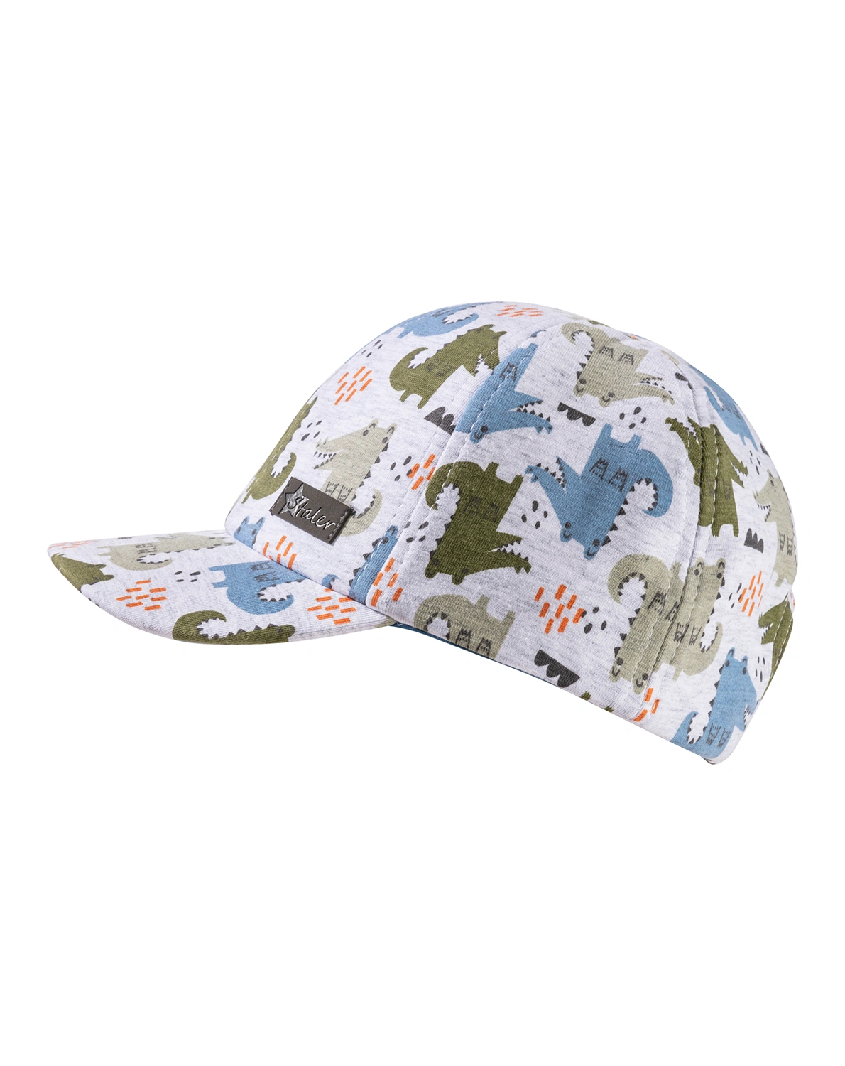 Basecap KROKODILE in silber