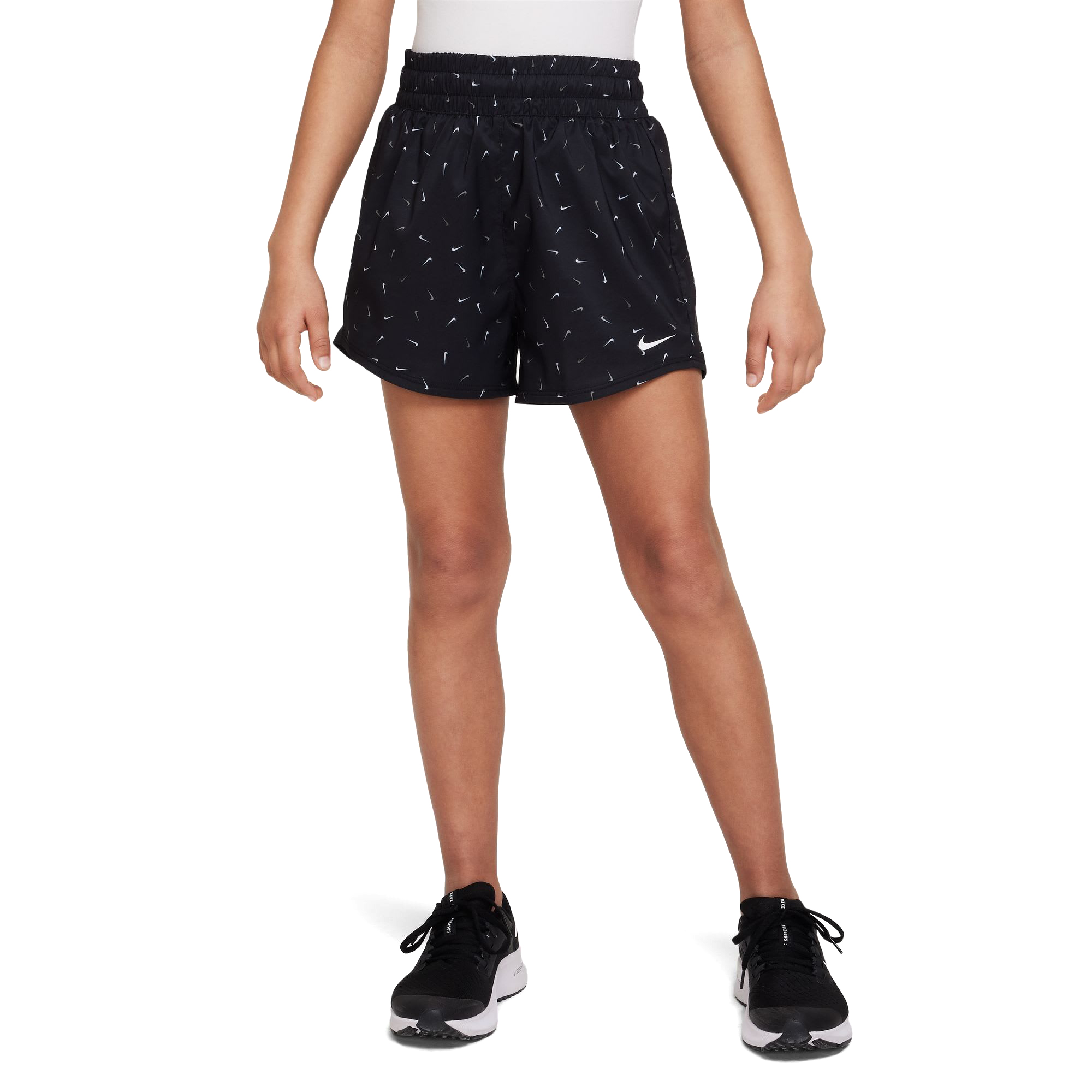 Dri-FIT One High-Waisted Shorts Jente Black/White