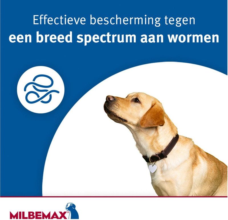 Milbemax Ontworming Tabletten Hond 0,5 - 10 kg 2 x 2 tabletten