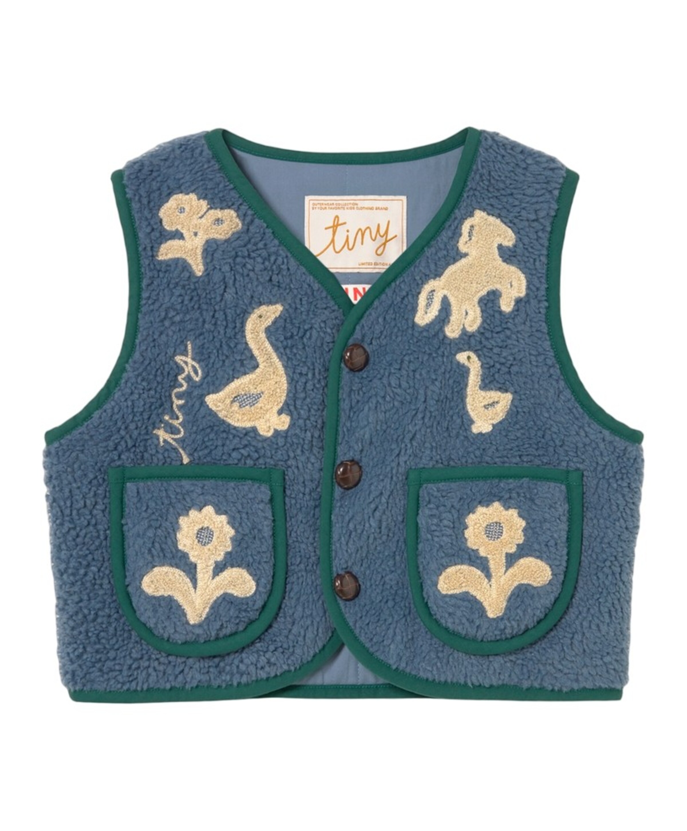 TINYCOTTONS Uniseks gilet  blauw