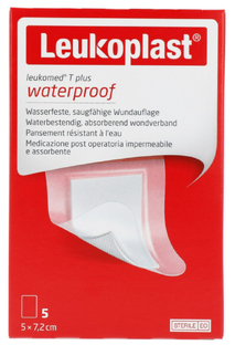 Leukoplast Leukomed T Plus Waterproof Eilandpleister 5ST