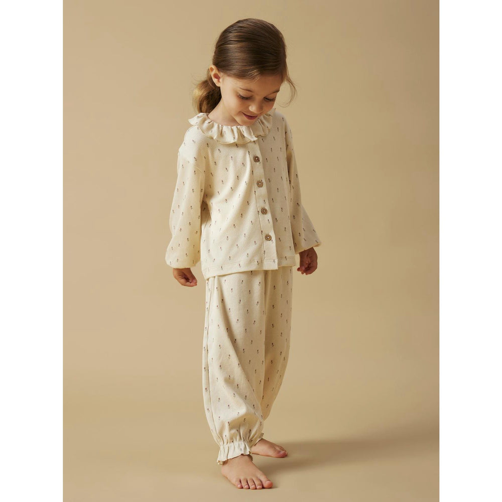 Køb Lil'Atelier Turtledove Floral Nmfgago Rua Loose Night Sæt Lil
