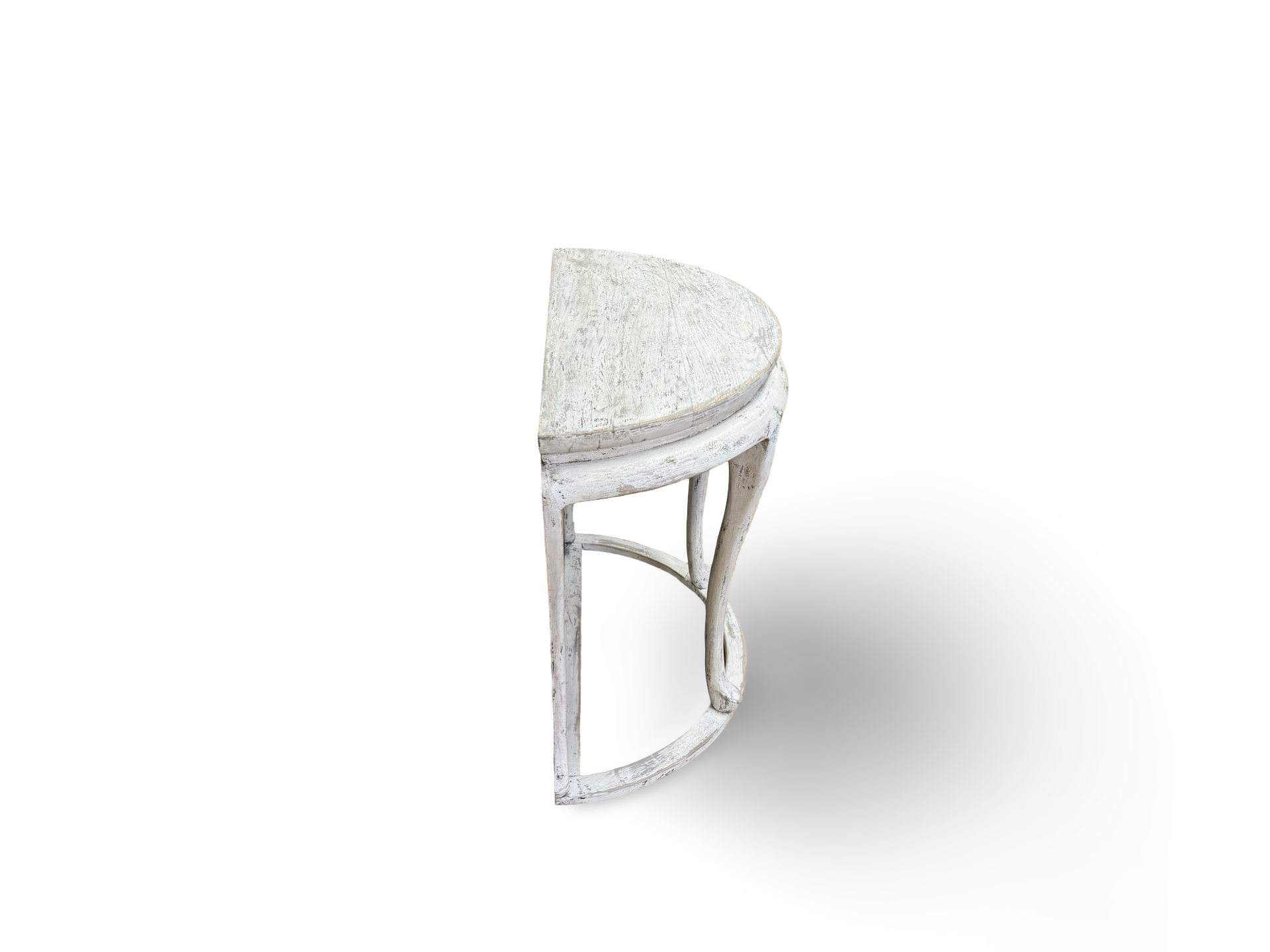 Wandtafel half rond wit uniek