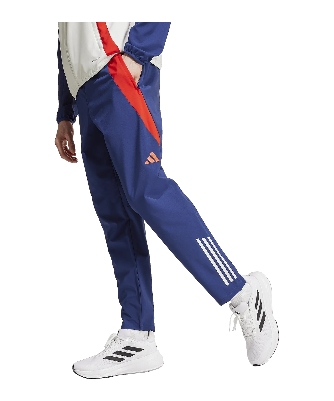 adidas Olympique Lyon Prematch Hose 2024/2025 Blau