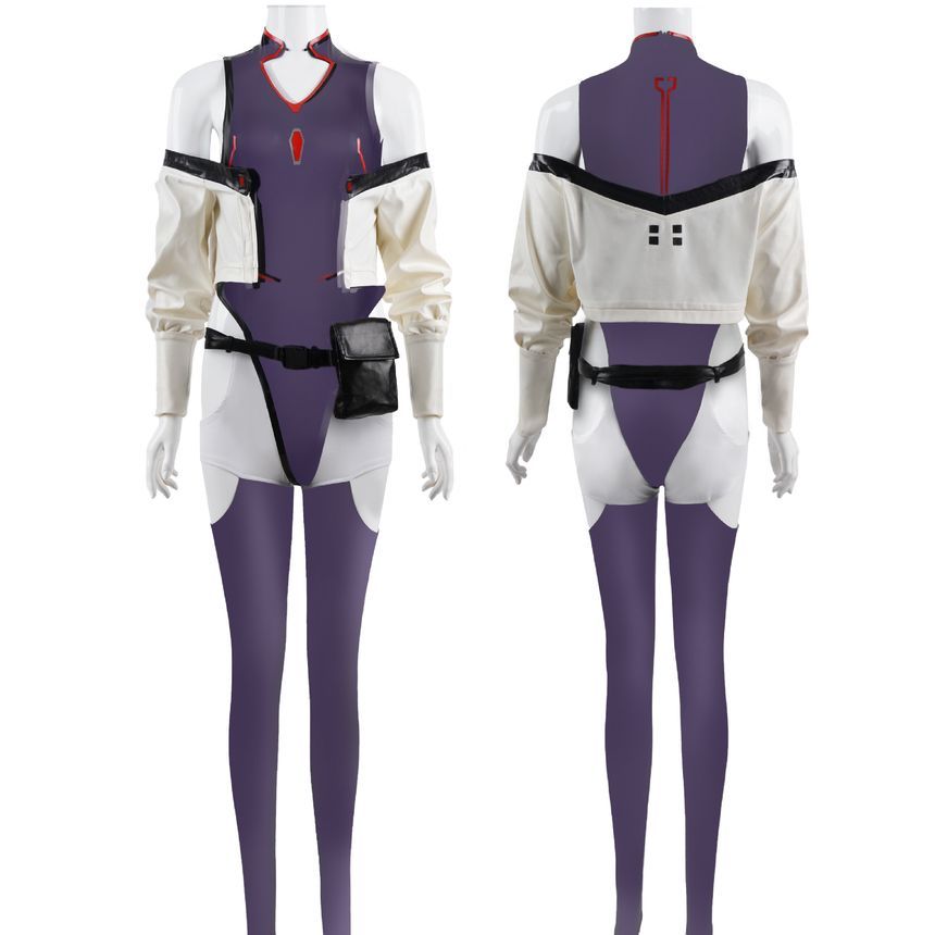Custaplayu - Cyberpunk: Edgerunners Lucyna Kushinada Cosplay kostuumset / pruik