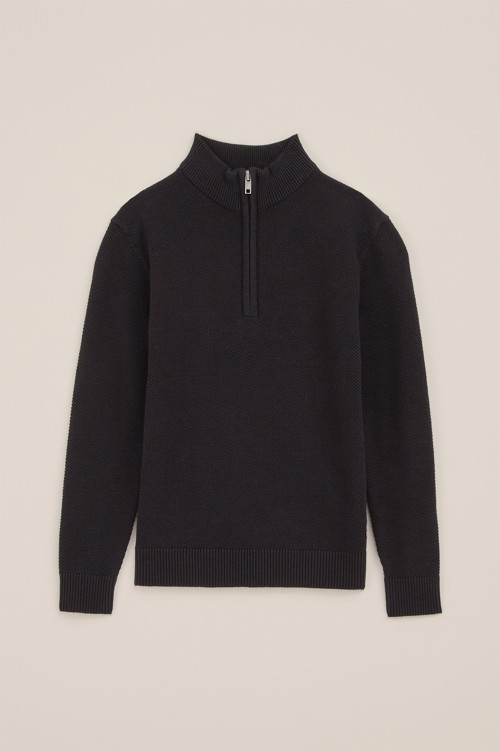 Jongens trui met structuur Blue Ridge Zwart