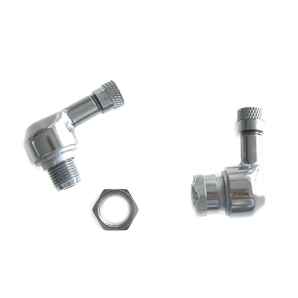 Dafy Moto - Valve Aluminium Coudée 8,3 mm Argent