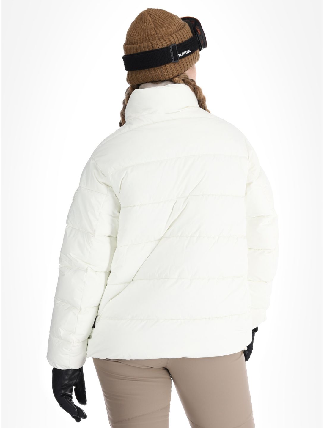 Puffer open W ski-jas dames
