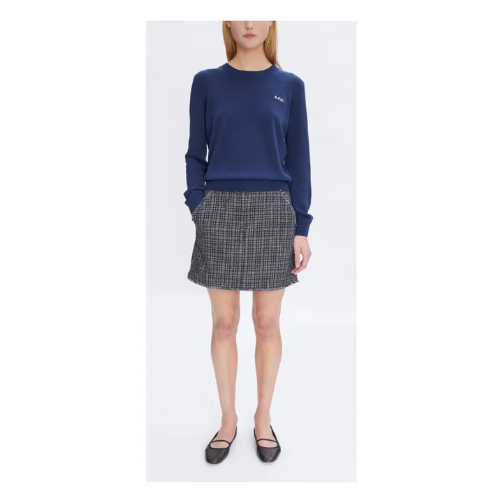 A.P.C. Pull Victoria Coton Pima | Bleu marine