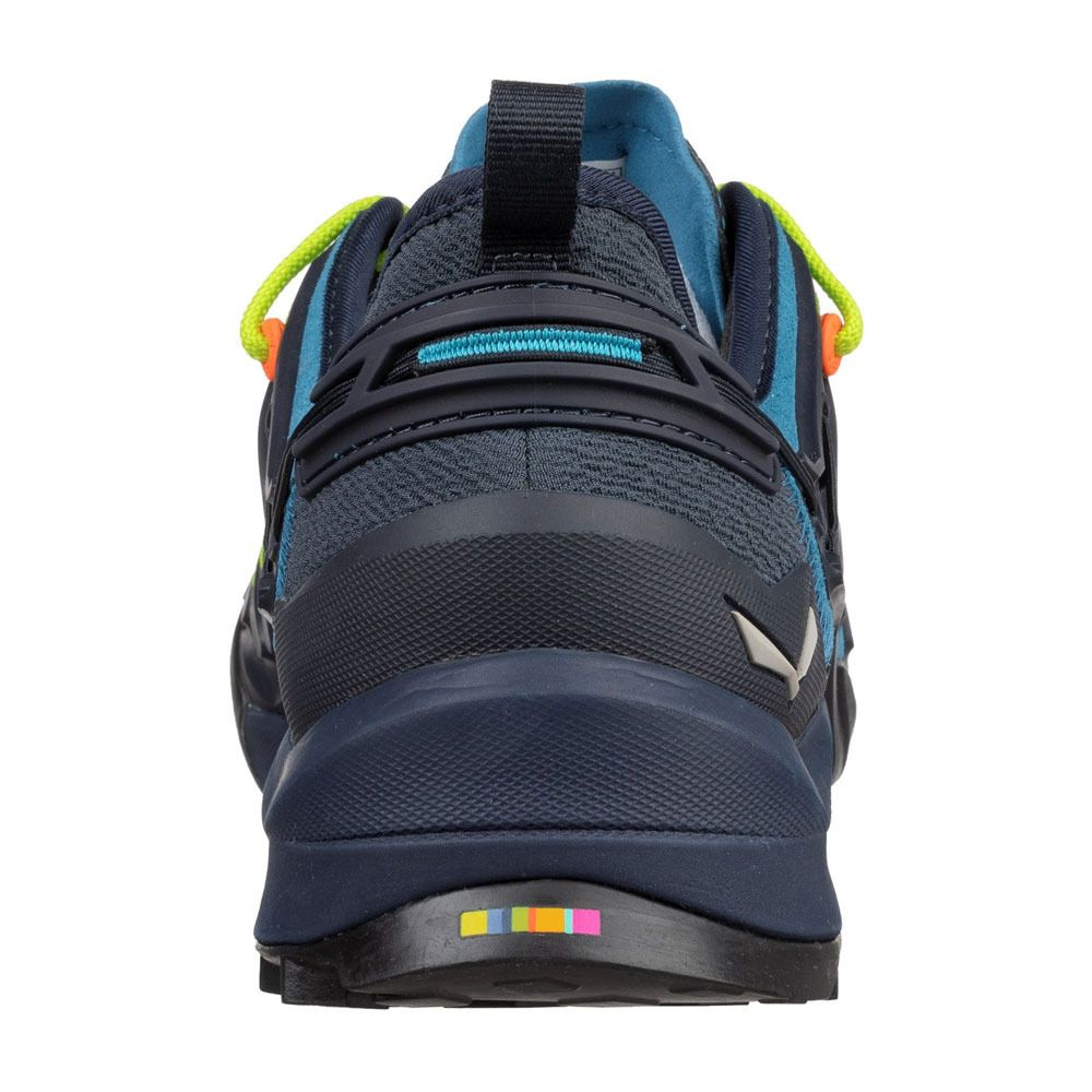 Salewa WILDFIRE EDGE - Chaussures approche Homme premium navy/fluo yellow