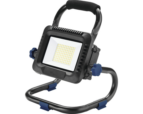 LED-werklamp op accu IP54, draagbaar, 50W, 4800 lm, 6500 K, daglichtwit, 230 x 255 x 145 mm, zwart