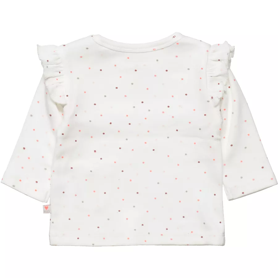 STACCATO Shirt offwhite gemustert